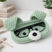 Dog Cat Glasses Holder Crochet Pattern PDF: Accessory  Holder, Oval Base