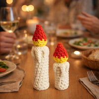 Crochet Candle Amigurumi Pattern PDF : Bag Charms, Keychain