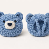 Bear Ear Muffs Crochet Pattern: Plush Ear Warmers (PDF)
