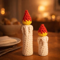 Crochet Candle Amigurumi Pattern PDF : Bag Charms, Keychain