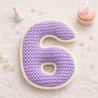 Crochet Number 6 / 9 Pattern PDF : 3D Stuffed Digit