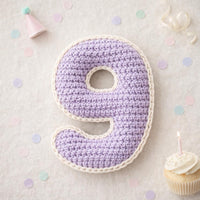 Crochet Number 6 / 9 Pattern PDF : 3D Stuffed Digit