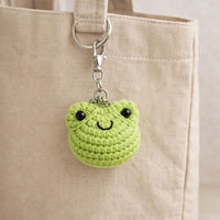 Mini Amigurumi Frog Crochet PDF Pattern: Bag Charms, Keychain