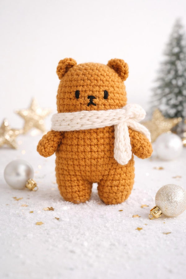 Valentine Bear Amigurumi PDF: Teddy Bear Keychain, Bag Charms