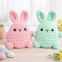 Crochet Plush Bunny PDF Pattern: Beginner Amigurumi, Easter Bunny Gift