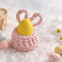 Easter Crochet Pattern Bundle: Bunny Plush, Coaster, Egg, Basket (PDF)