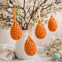 Crochet Easter Egg Cozy Pattern: Pineapple Stitch Egg Cover (PDF Download)